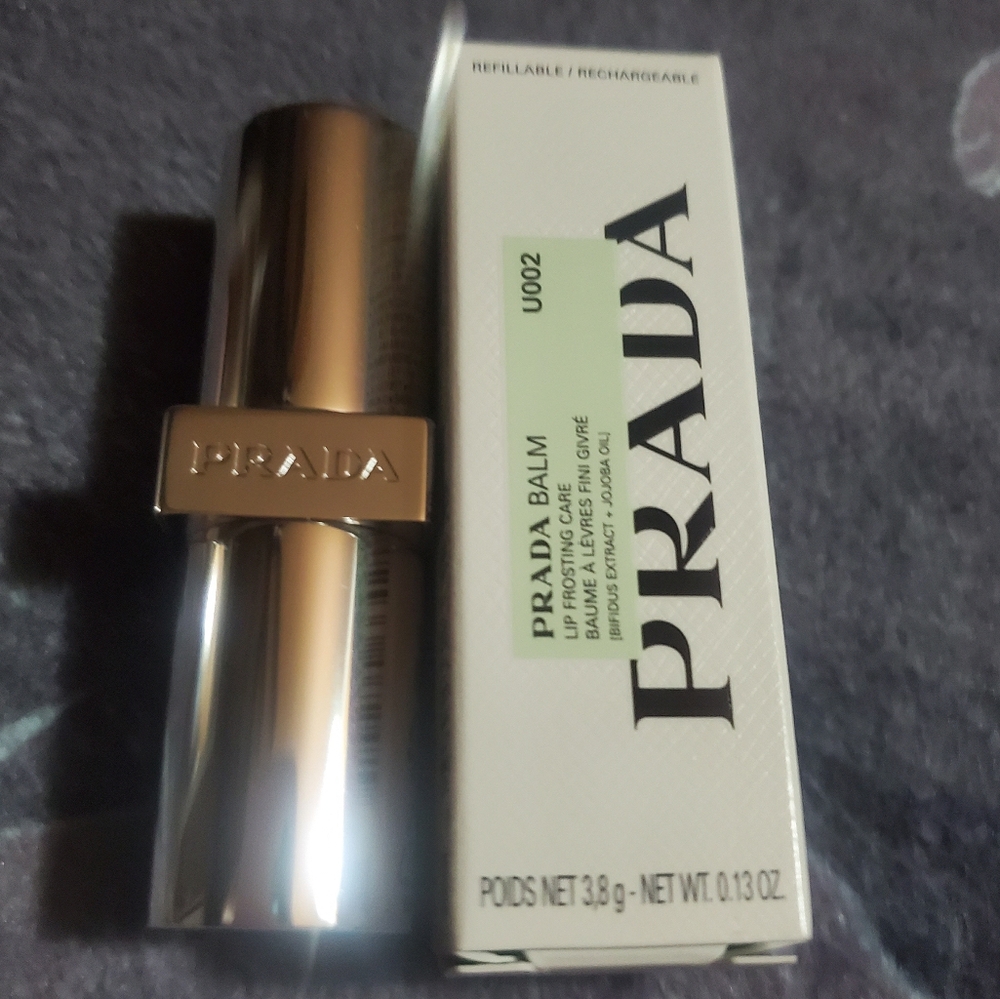 Prada Blushing Care lip balm Color U002 BANANA YELLOW. - Picture 3 of 5